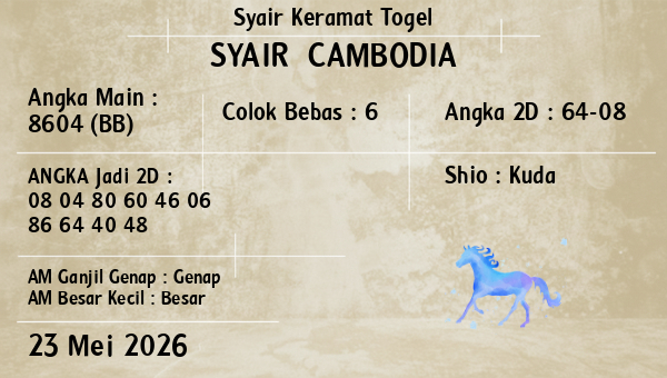 Prediksi Cambodia