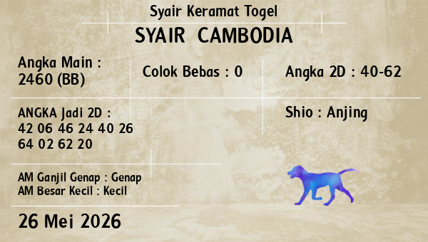 Prediksi Cambodia