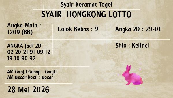 Prediksi Hongkong Lotto