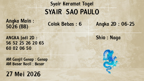 Prediksi Sao Paulo