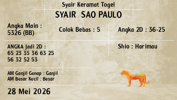 Prediksi Sao Paulo