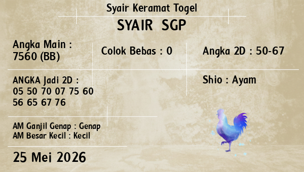 Prediksi SGP