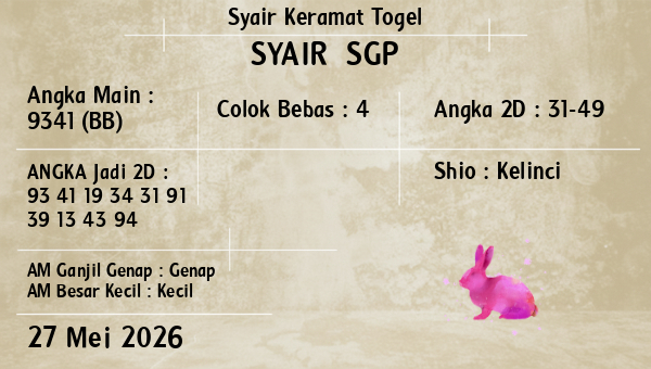 Prediksi SGP