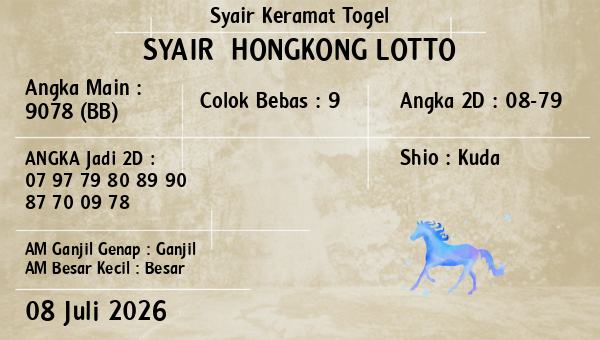 Prediksi Hongkong Lotto