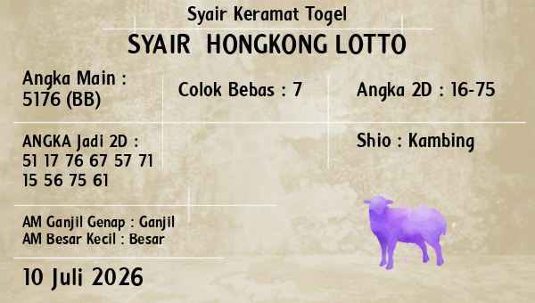 Prediksi Hongkong Lotto