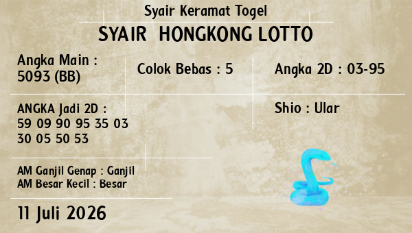 Prediksi Hongkong Lotto
