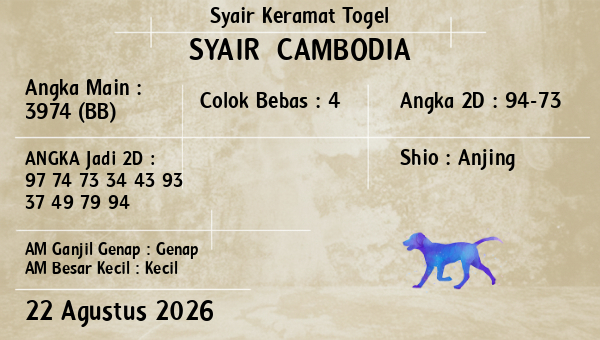 Prediksi Cambodia