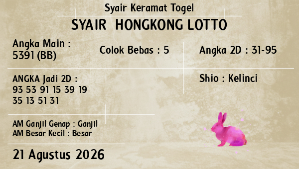 Prediksi Hongkong Lotto