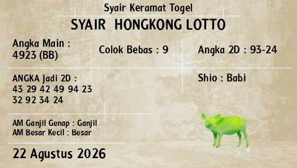 Prediksi Hongkong Lotto