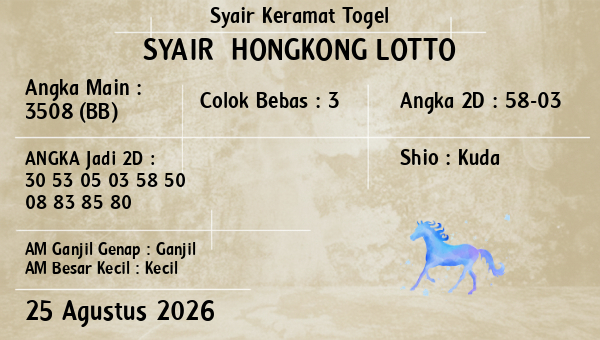 Prediksi Hongkong Lotto