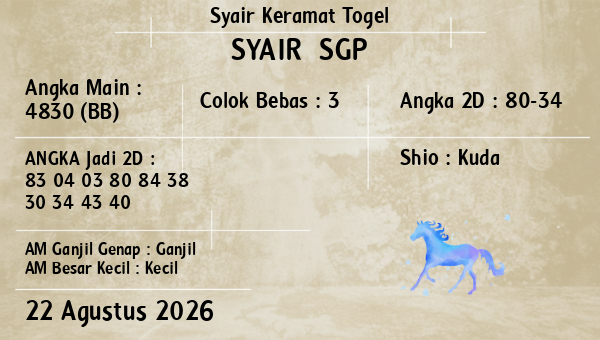 Prediksi SGP