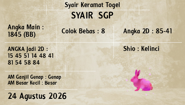 Prediksi SGP