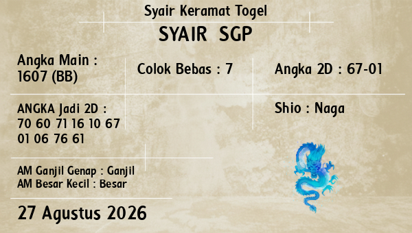 Prediksi SGP