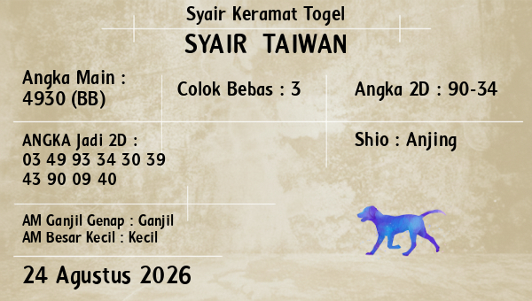 Prediksi Taiwan