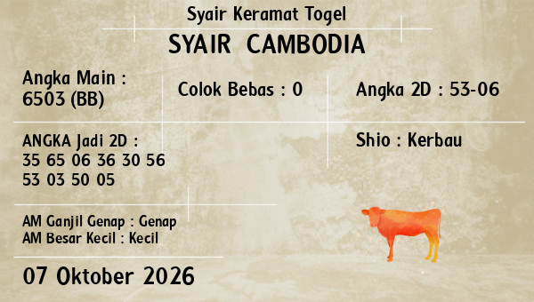Prediksi Cambodia