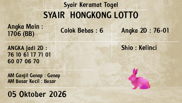 Prediksi Hongkong Lotto