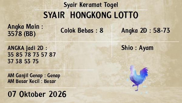 Prediksi Hongkong Lotto
