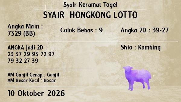 Prediksi Hongkong Lotto