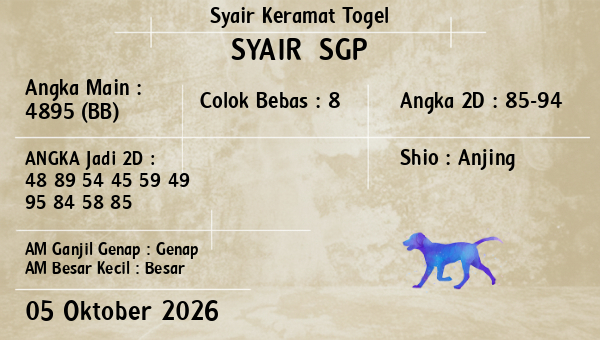 Prediksi SGP