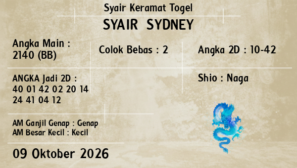 Prediksi Sydney
